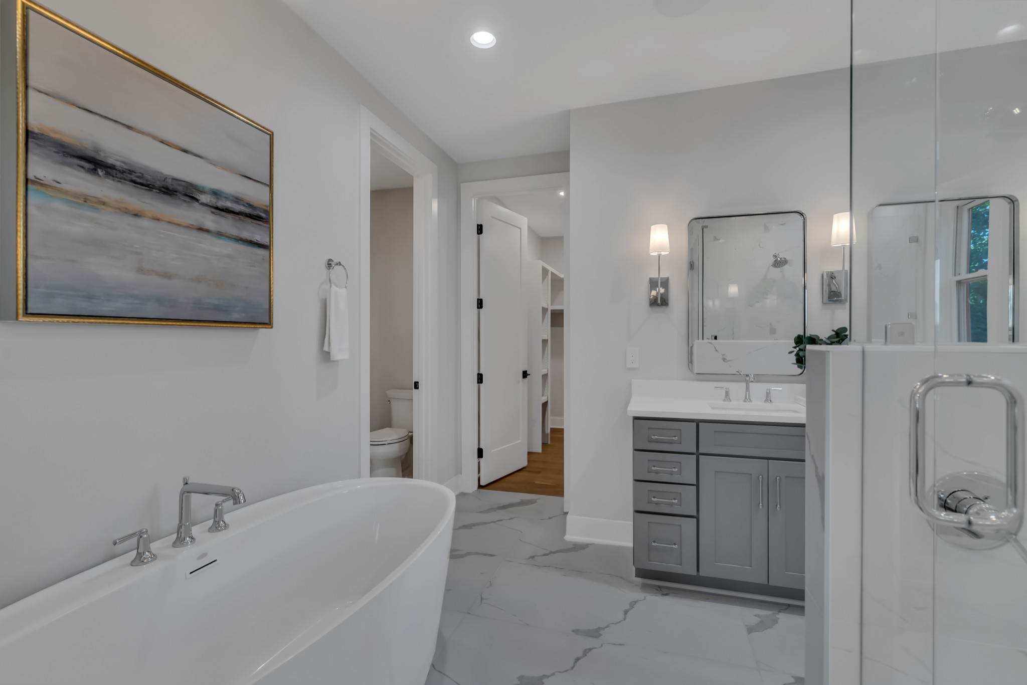 Primary Spa Bath - Freestanding Soaker